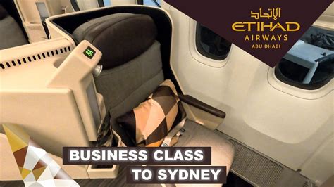 ETIHAD AIRWAYS 777 Business Class【4K Trip Report SYD.